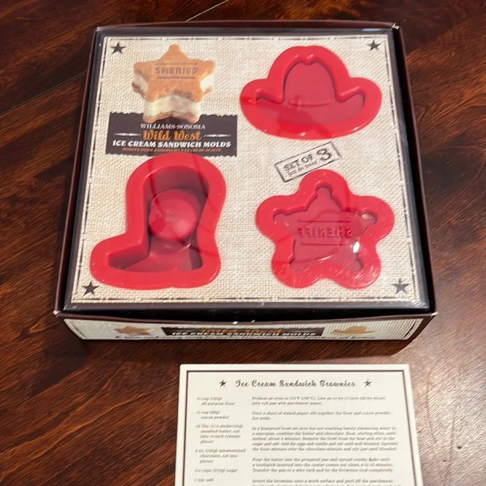 Williams Sonoma, wild West ice cream sandwich molds.